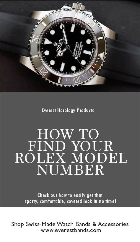 how do i find my rolex model number|rolex model number list.